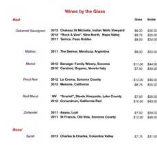 Wines by Glass 1