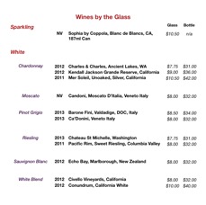 Wines by Glass 2